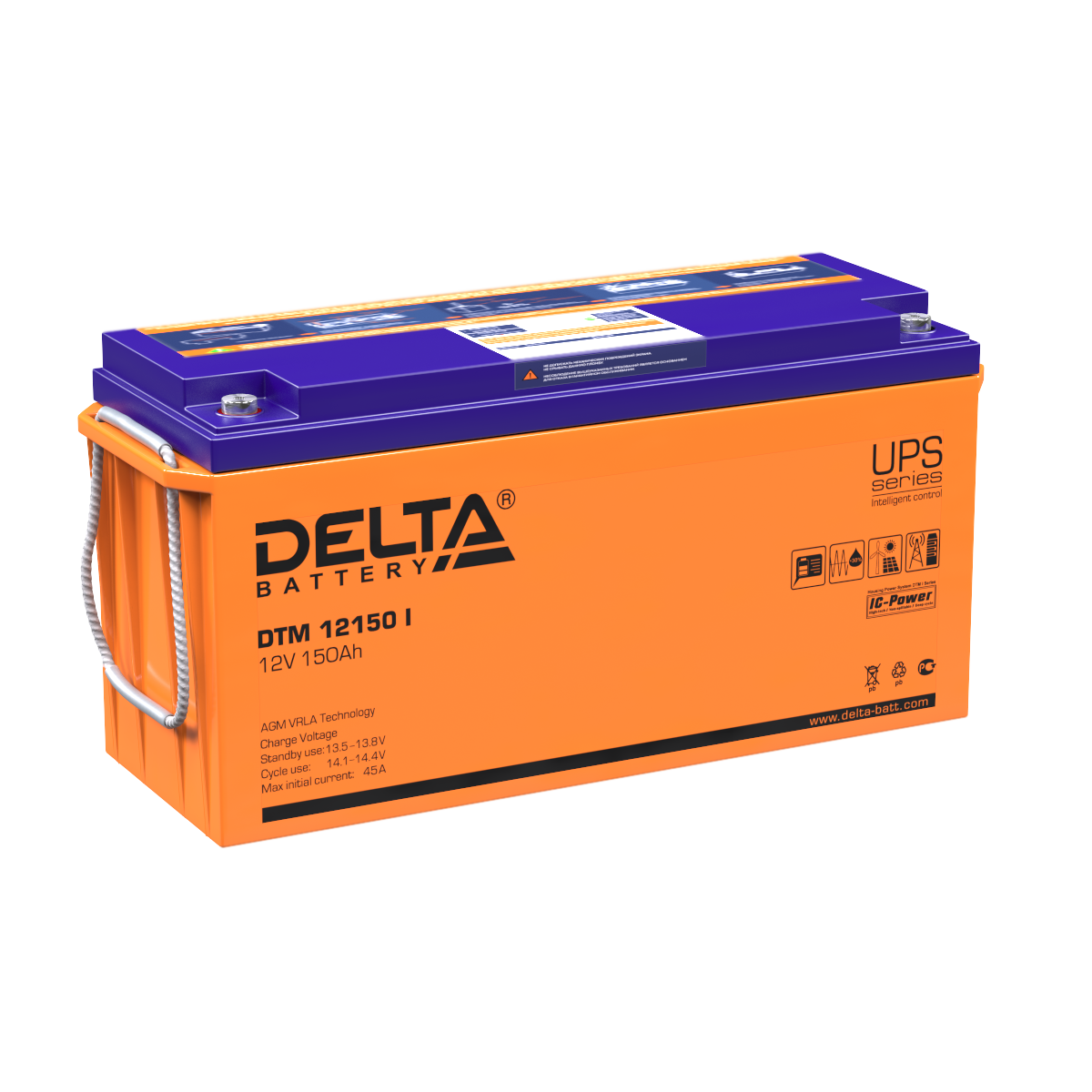 Аккумулятор Delta DTM 12150 I купить по цене 34967 руб..  Самые дешёвые цены на Аккумуляторы