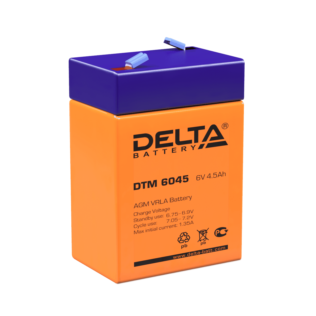 DTM 6045 Delta Аккумуляторная батарея купить по цене 978 руб..  Самые дешёвые цены на Стационарные