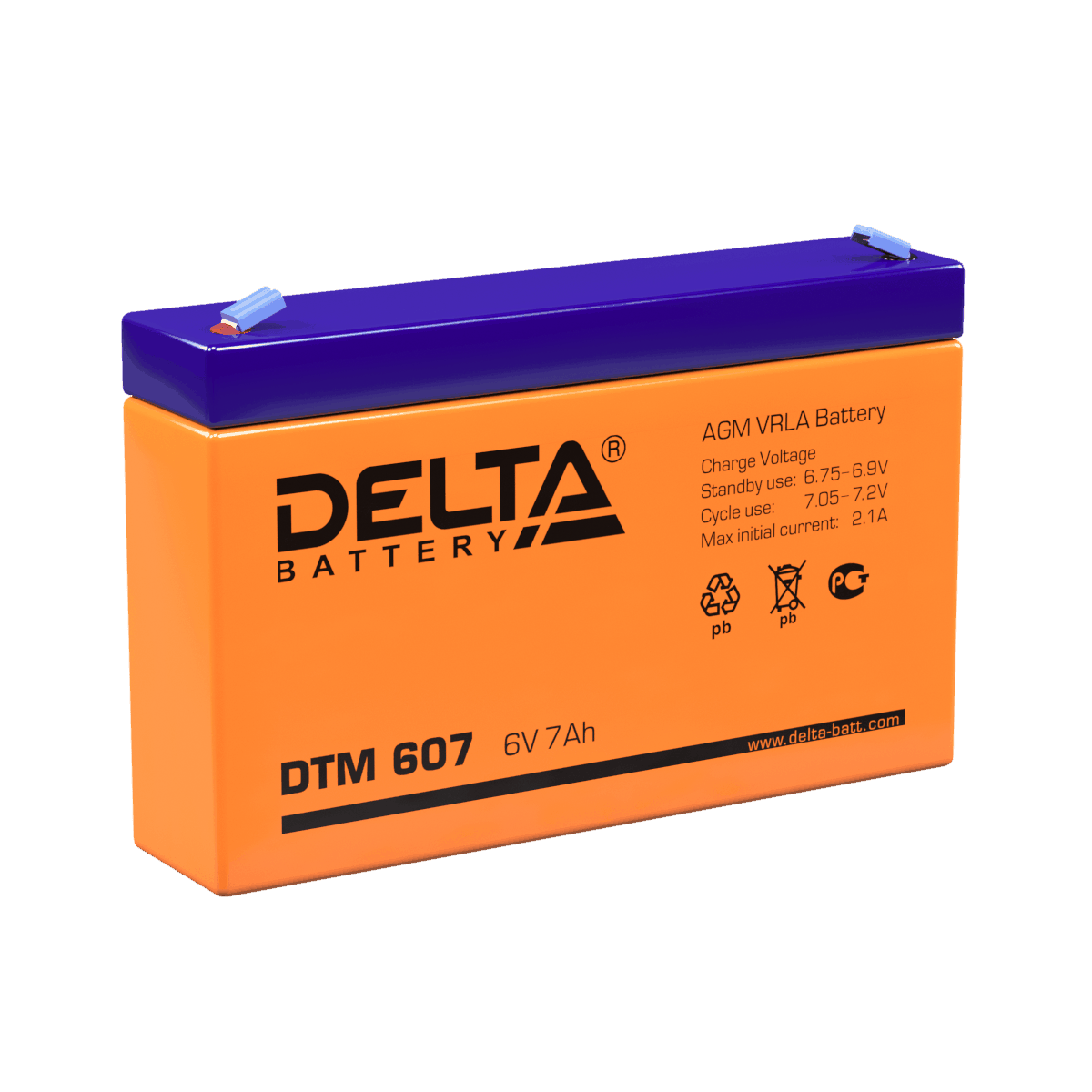 DTM 607 Delta Аккумуляторная батарея купить по цене 1310 руб..  Самые дешёвые цены на Стационарные
