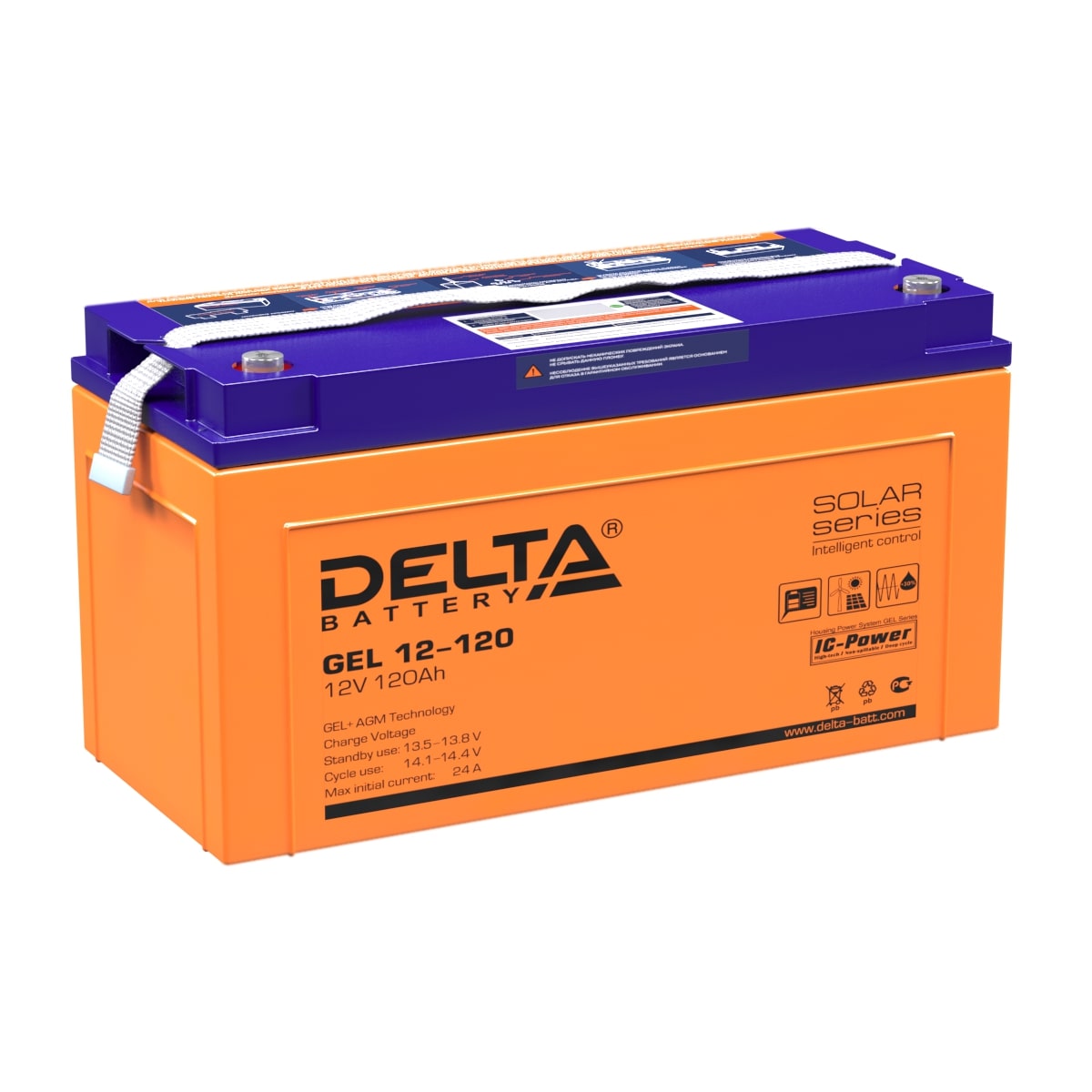 GEL 12-120 Delta Аккумуляторная батарея купить по цене 41962 руб..  Самые дешёвые цены на Стационарные