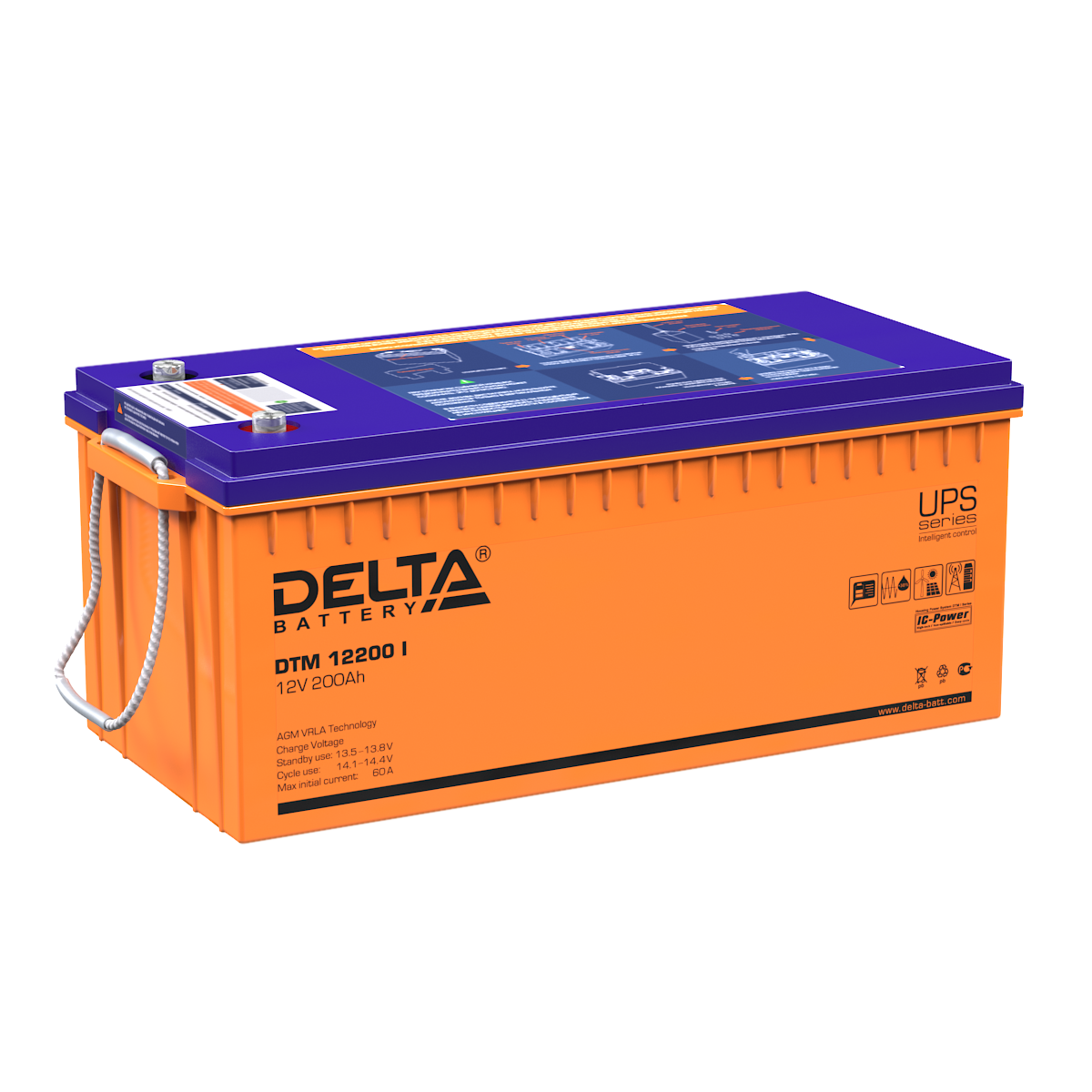 Аккумулятор Delta DTM 12200 I купить по цене 44580 руб..  Самые дешёвые цены на Аккумуляторы