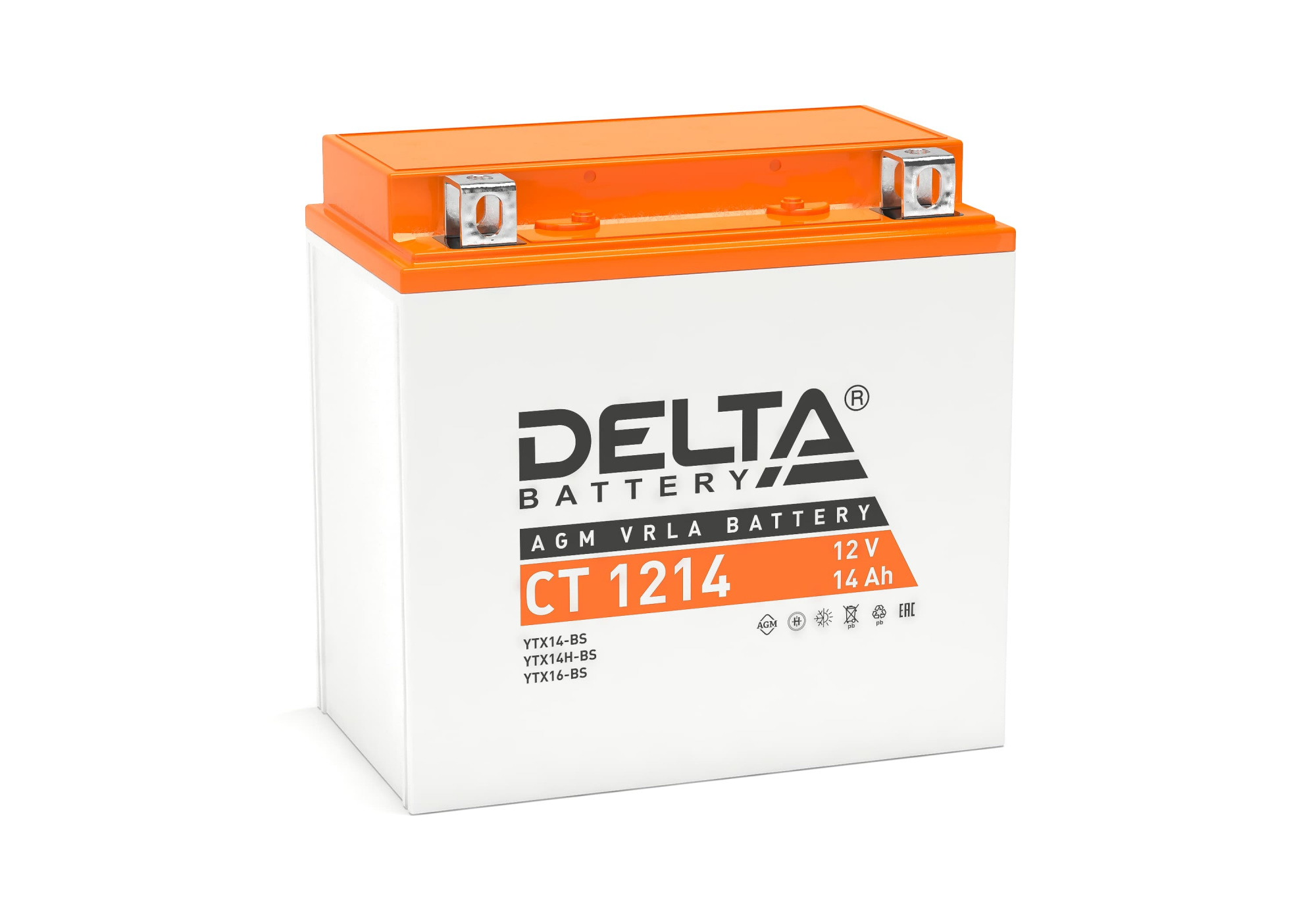 CT 1214 Delta Аккумуляторная батарея купить по цене 4609 руб..  Самые дешёвые цены на Для мототехники